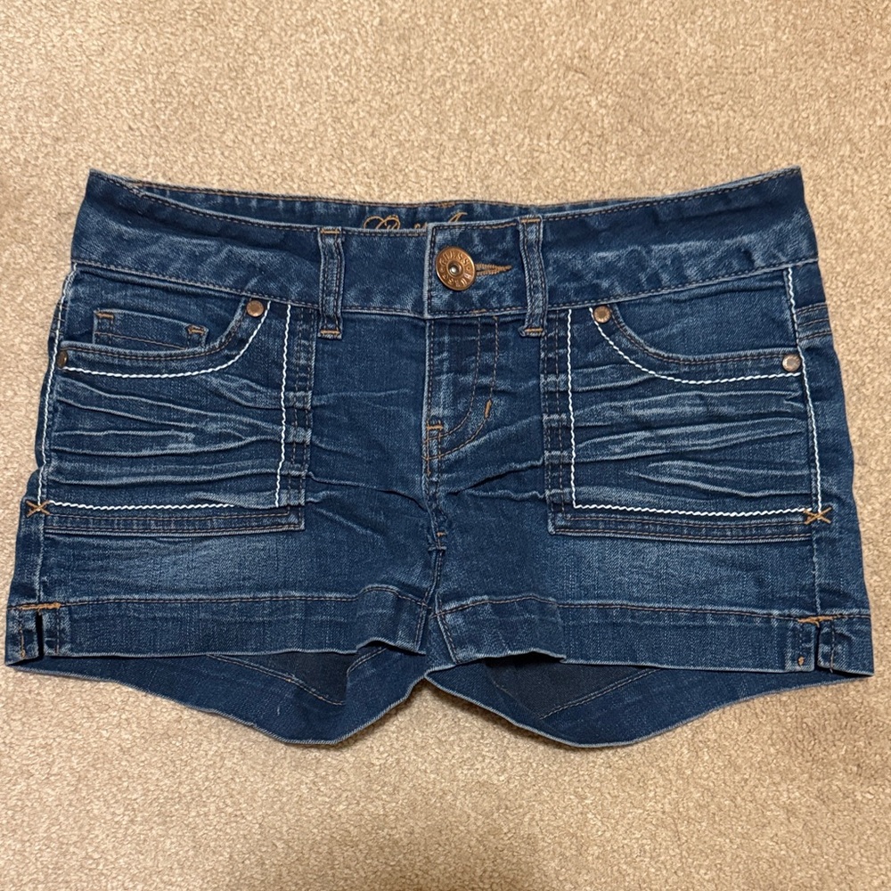 Guess Dark Blue Jean Shorts